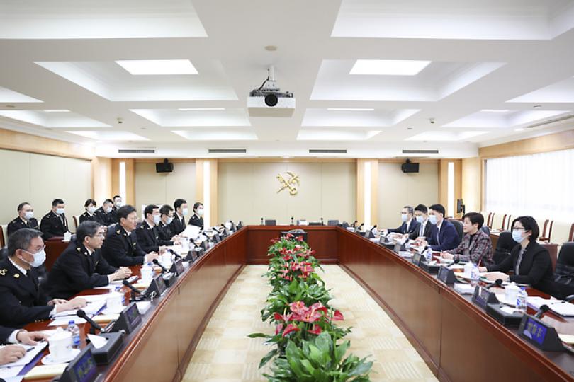 海關關長拜訪國家海關總署署長 海關關長拜訪國家海關總署署長