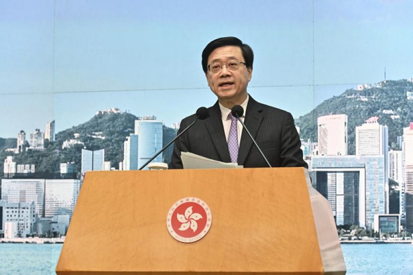 特首籲市民支持國家安全教育日 特首籲市民支持國家安全教育日