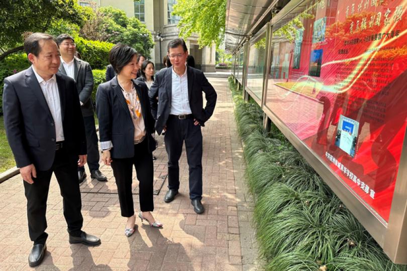蔡若蓮展開浙江訪問 蔡若蓮展開浙江訪問