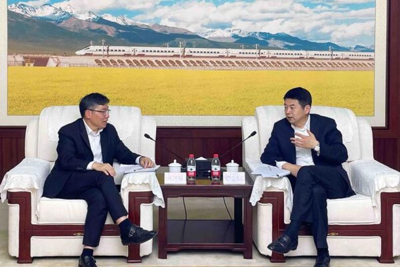 林世雄北京拜會國家鐵路局局長 林世雄北京拜會國家鐵路局局長