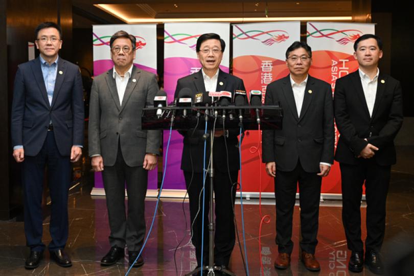 李家超:黔港合作前景遼闊 李家超:黔港合作前景遼闊