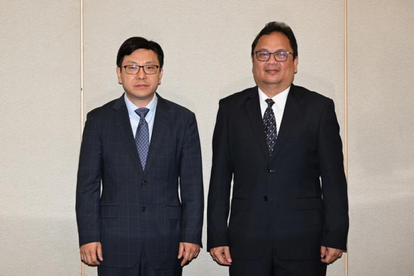 孫玉菡晤署理印尼駐港總領事 孫玉菡晤署理印尼駐港總領事