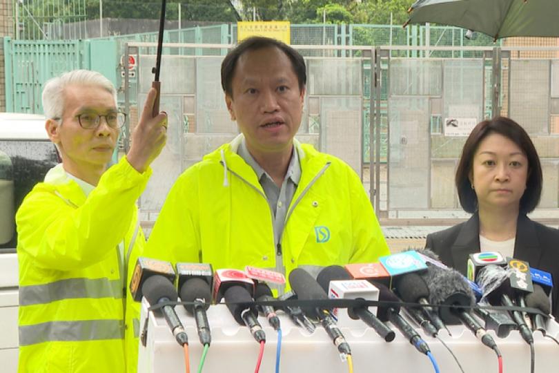 局部地區水浸 渠務署緊急應變 局部地區水浸 渠務署緊急應變