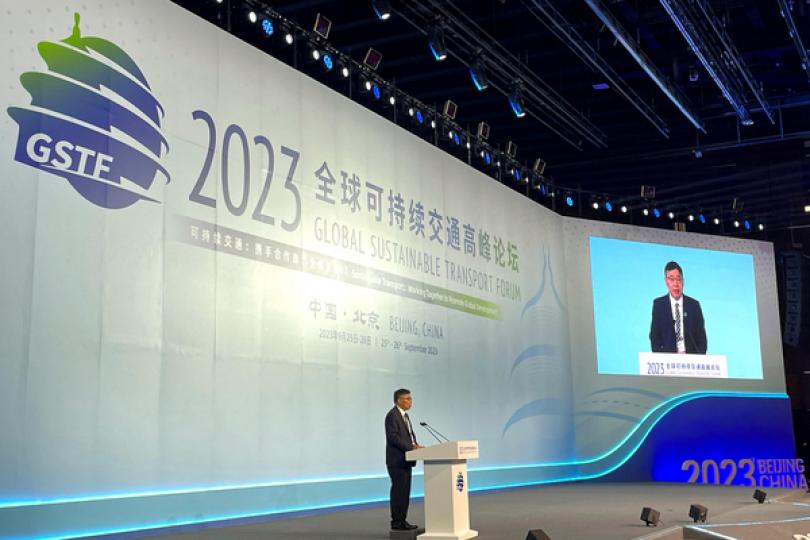 林世雄北京分享香港智慧物流發展 林世雄北京分享香港智慧物流發展