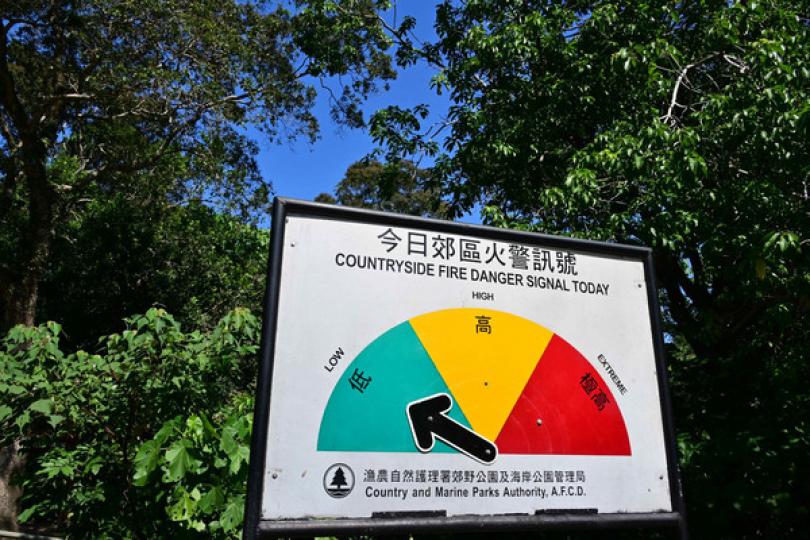 重陽掃墓 小心山火 重陽掃墓 小心山火