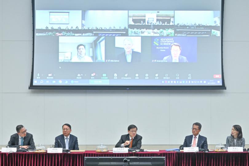 特首顧問團商施政報告措施 特首顧問團商施政報告措施
