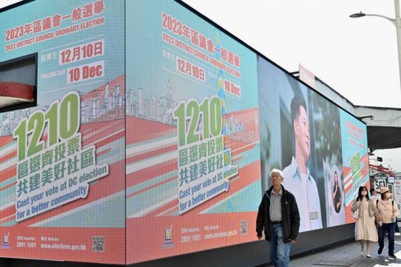 區選投票通知卡寄出 區選投票通知卡寄出