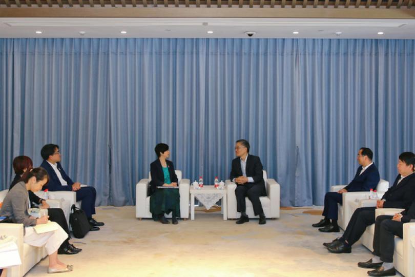 何永賢杭州晤住建部官員