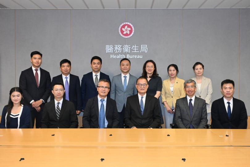 盧寵茂晤南方醫科大學代表團