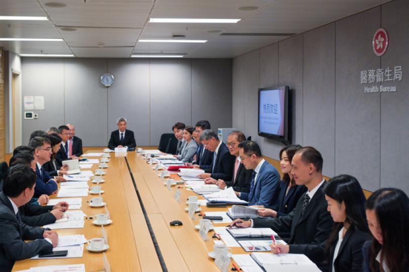 盧寵茂晤國家衞健委商深化合作