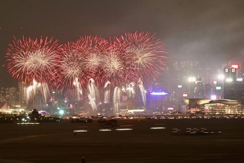 國慶煙花 盛世中華