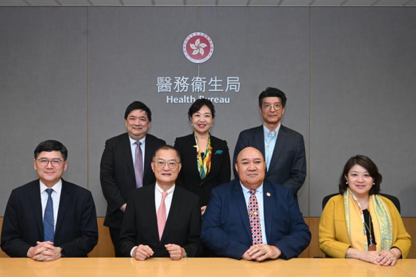盧寵茂晤世衞西太平洋區域主任