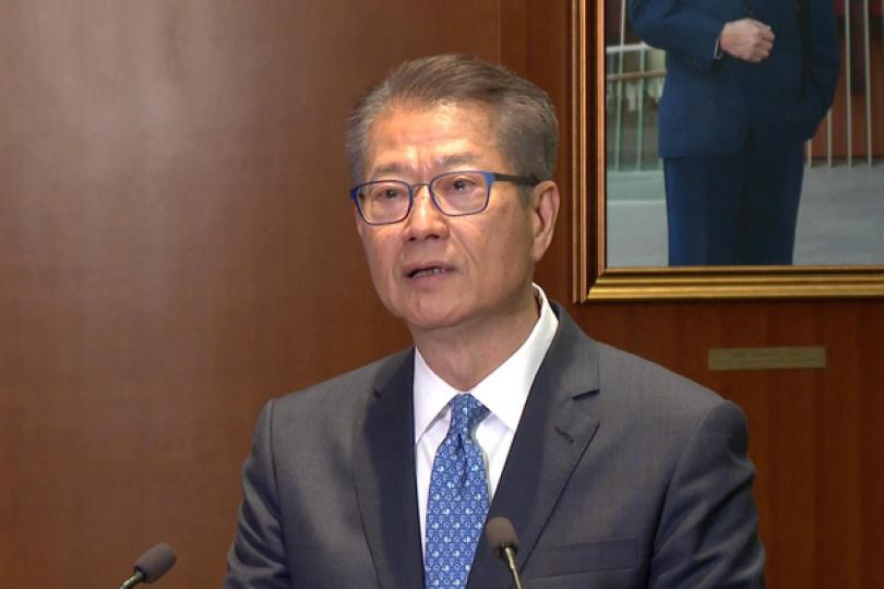 陳茂波:全力落實預算案措施 陳茂波:全力落實預算案措施