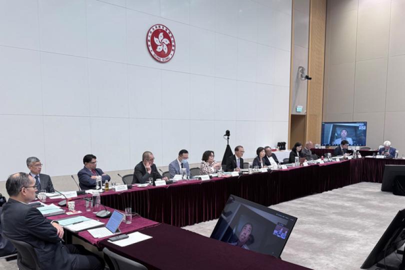 籌備新醫學院工作組與三大學會面 籌備新醫學院工作組與三大學會面