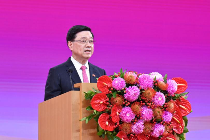 李家超:香港機遇大於挑戰 李家超:香港機遇大於挑戰