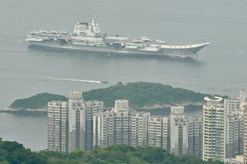 解放軍山東艦編隊訪港五天 解放軍山東艦編隊訪港五天
