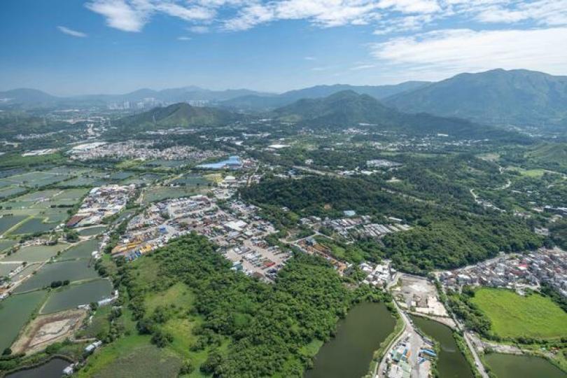 收回土地發展新田科技城和保育