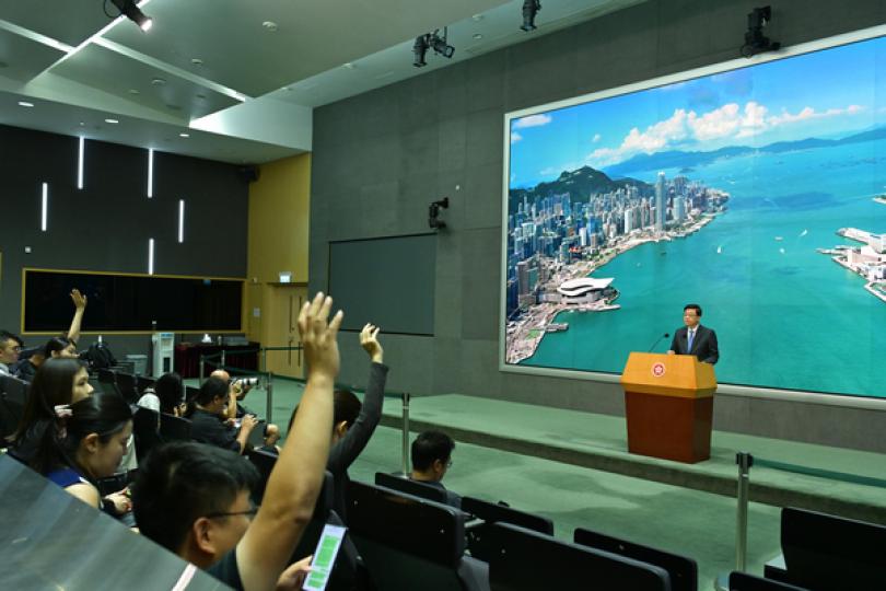 特首:政府不能違反終審法院裁決 特首:政府不能違反終審法院裁決