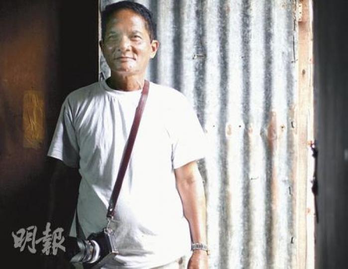 在人質事件中平安獲釋的攝影師Danilo Nebril，平日經常笑臉迎人，但每當談到死去的香港團友，都一臉傷心無奈。（林振東攝）