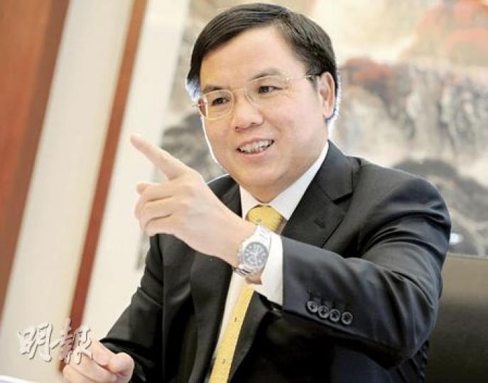 藍籌企業盈利改善,將成為股市的上升動力,因此劉廷安對後市仍然審慎樂觀。(劉焌陶攝) 藍籌企業盈利改善,將成為股市的上升動力,因此劉廷安對後市仍然審慎樂觀。(劉焌陶攝)