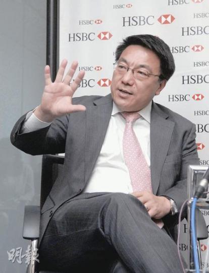 香港樓價升溫未減，匯豐大中華區首席經濟師屈宏斌表示，內地加息有效壓制內地樓價，料跌7%至20%。（陳淑安攝）