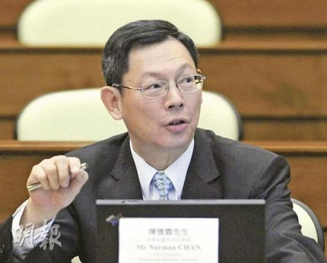 金管局總裁陳德霖指資產泡沫風險升溫,會觀察情况決定是否再出招,但他稱肯定不會將港元及美元脫鈎,因為只會令更多熱錢流入香港。(劉焌陶攝)(明報製圖) 金管局總裁陳德霖指資產泡沫風險升溫,會觀察情况決定是否再出招,但他稱肯定不會將港元及美元脫鈎,因為只會令更多熱錢流入香港。(劉焌陶攝)(明報製圖)