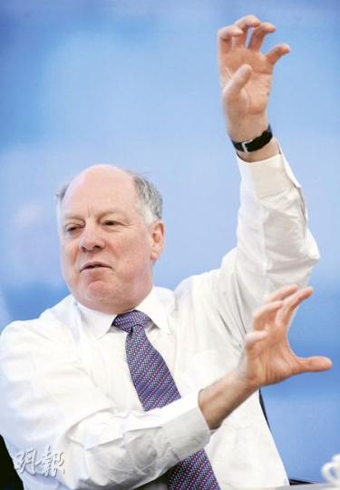 五礦資源首席執行官米詩莫稱,五礦與姊妹公司湖南有色定位不同,不存在競爭。(余俊亮攝) 五礦資源首席執行官米詩莫稱,五礦與姊妹公司湖南有色定位不同,不存在競爭。(余俊亮攝)