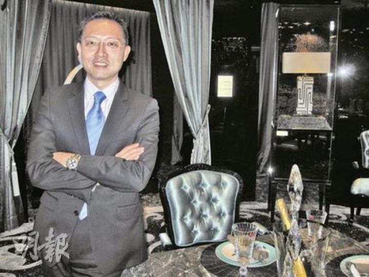 長實地產投資董事郭子威估計,面對通脹壓力,買家都傾向寧買當頭起,購買磚頭保值。 (林可為攝) 長實地產投資董事郭子威估計,面對通脹壓力,買家都傾向寧買當頭起,購買磚頭保值。 (林可為攝)