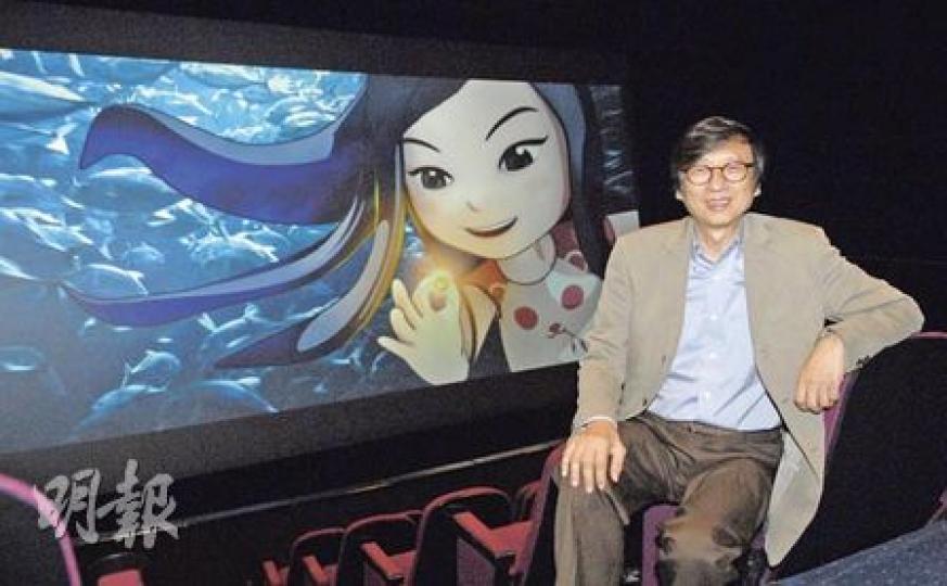 先濤數碼總經理朱家欣形容,電子動態版《清明上河圖》是滿漢全席,先濤製作的短片則為一餐西餐,可謂另一番風味。(陳淑安攝) 先濤數碼總經理朱家欣形容,電子動態版《清明上河圖》是滿漢全席,先濤製作的短片則為一餐西餐,可謂另一番風味。(陳淑安攝)