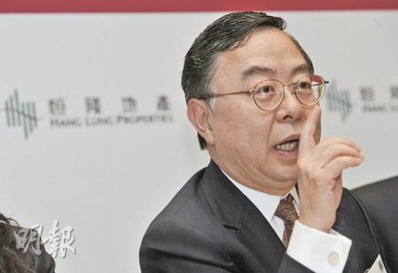 對於內地會否再有新一輪調控措施,陳啟宗回應說,內地調控措施有可能「唔夠行到夠」。(余俊亮攝) 對於內地會否再有新一輪調控措施,陳啟宗回應說,內地調控措施有可能「唔夠行到夠」。(余俊亮攝)