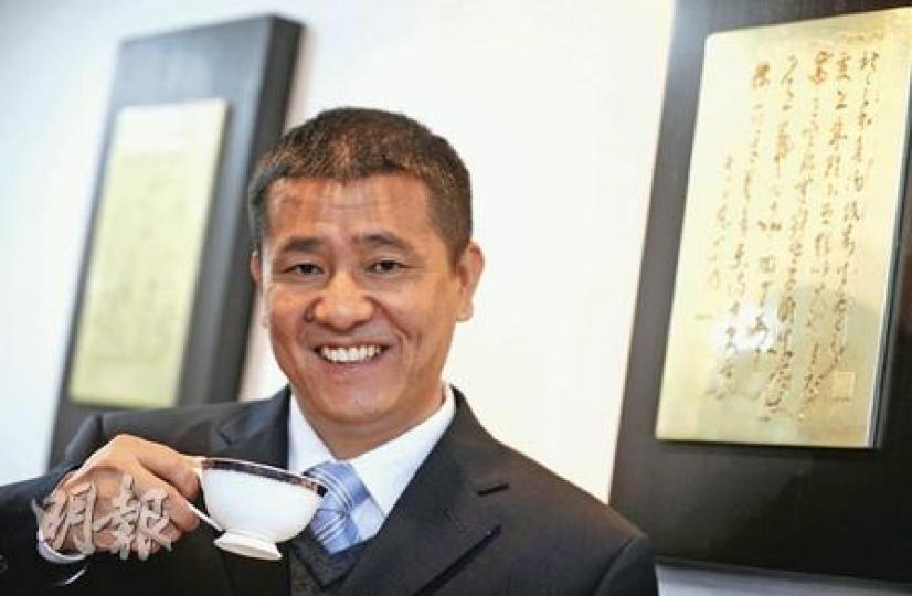 森寶執行董事尹壽宏指出,公司於中國雞肉產品市場的佔有率僅0.21%,故未來發展空間巨大,管理層會繼續物色地皮增設新的屠宰加工廠。(朱永倫攝) 森寶執行董事尹壽宏指出,公司於中國雞肉產品市場的佔有率僅0.21%,故未來發展空間巨大,管理層會繼續物色地皮增設新的屠宰加工廠。(朱永倫攝)