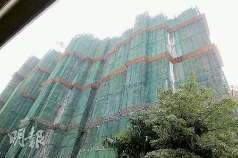 預計今年下半年落成的洪水橋「尚城」，是長實今年的頭炮項目。屋苑最大特色，是分層單位與「屋仔」共融。（張智超攝）