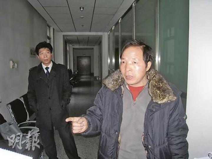 郝雷的父親郝虎生（圖）昨日在聽審後稱，兒子精神正常，家族也無精神病史。（劉洪慶攝）