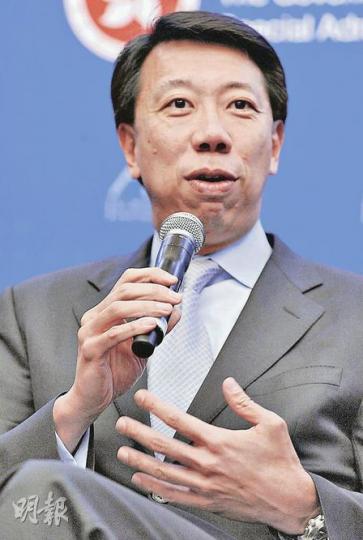 渣打香港行政總裁洪丕正認為,今年按息再減價空間有限。(劉焌陶攝) 渣打香港行政總裁洪丕正認為,今年按息再減價空間有限。(劉焌陶攝)