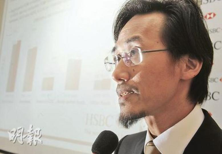 李錦榮表示,基金經理預期環球利率進入周期性轉變,市場預期有提早加息機會。(劉焌陶攝) 李錦榮表示,基金經理預期環球利率進入周期性轉變,市場預期有提早加息機會。(劉焌陶攝)