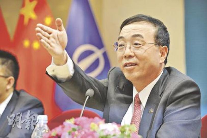 中遠太平洋副主席兼董事總經理徐敏杰指日本海嘯後,要輸入物資重建,可以帶動運輸業務。(何家達攝) 中遠太平洋副主席兼董事總經理徐敏杰指日本海嘯後,要輸入物資重建,可以帶動運輸業務。(何家達攝)