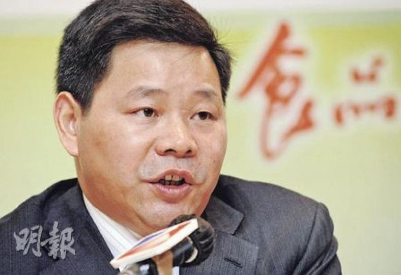 中國雨潤主席祝義材說,內地瘦肉精豬肉事件沒有對集團帶來影響,他對集團的產品質量充滿信心。(何家達攝) 中國雨潤主席祝義材說,內地瘦肉精豬肉事件沒有對集團帶來影響,他對集團的產品質量充滿信心。(何家達攝)