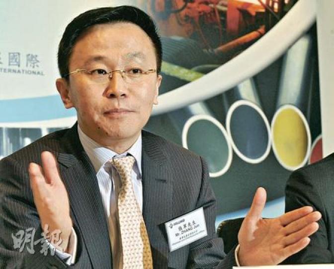 2010年業績大反彈,海隆在擱置上市不到一個月便捲土重來,圖為公司董事長兼首席執行官張軍。(劉焌陶攝) 2010年業績大反彈,海隆在擱置上市不到一個月便捲土重來,圖為公司董事長兼首席執行官張軍。(劉焌陶攝)