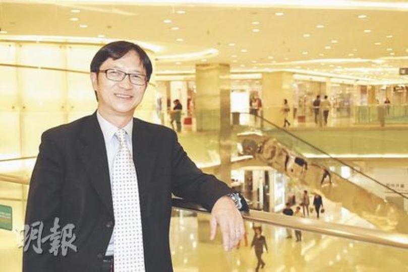 匯賢非執董葉德銓強調,匯賢一筆14億元人民幣的貸款,是作為派息的備用資金。(陳子凌攝) 匯賢非執董葉德銓強調,匯賢一筆14億元人民幣的貸款,是作為派息的備用資金。(陳子凌攝)