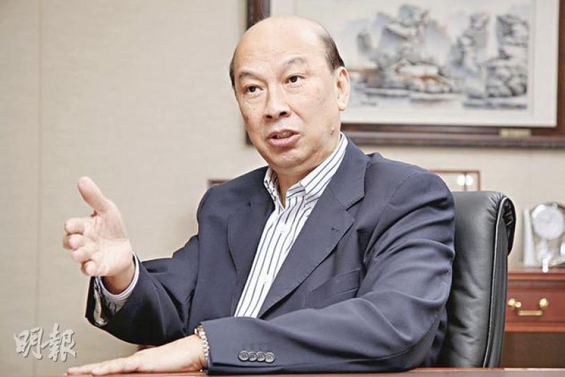 大昌行主席許應斌透露，年內有幾個計劃要公布，較重要的將會是肉食類方面。（陳智良攝）