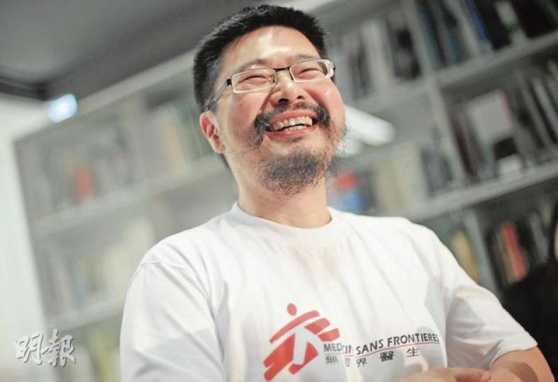 無國界醫生香港董事會主席范寧昨晚已啟程遠赴當地，是首位到當地參與人道救援的香港醫生，預計在當地逗留約3星期。（何家達攝）