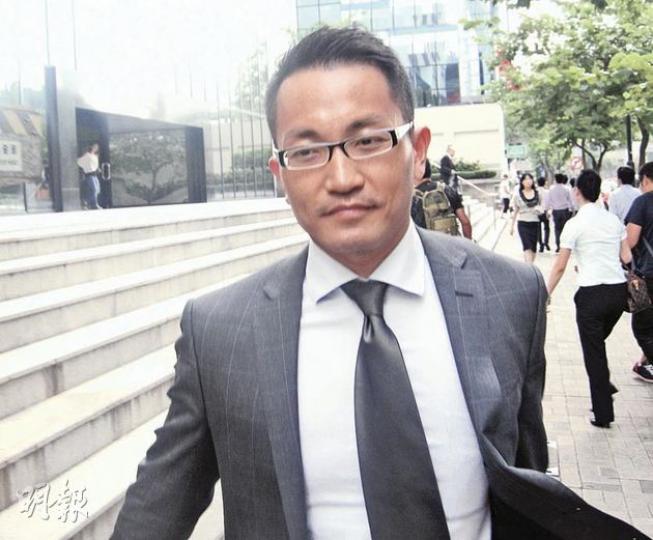 被告蔡相祺昨離庭時大方讓記者拍照。(林景輝攝) 被告蔡相祺昨離庭時大方讓記者拍照。(林景輝攝)