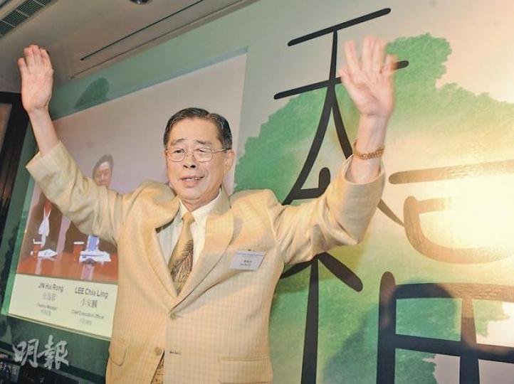 天福茗茶董事長李瑞河被譽為「兩岸茶王」,昨日在記者會上強調,21世紀是中國茶的世紀。(劉焌陶攝) 天福茗茶董事長李瑞河被譽為「兩岸茶王」,昨日在記者會上強調,21世紀是中國茶的世紀。(劉焌陶攝)