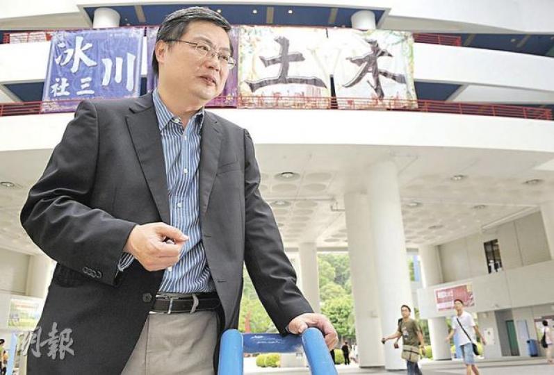科大學務長譚嘉因透露,該校聯招課程由32個學科濃縮至4個,入讀學生完成首年基本課程後,才決定主修課程。(劉焌陶攝) 科大學務長譚嘉因透露,該校聯招課程由32個學科濃縮至4個,入讀學生完成首年基本課程後,才決定主修課程。(劉焌陶攝)