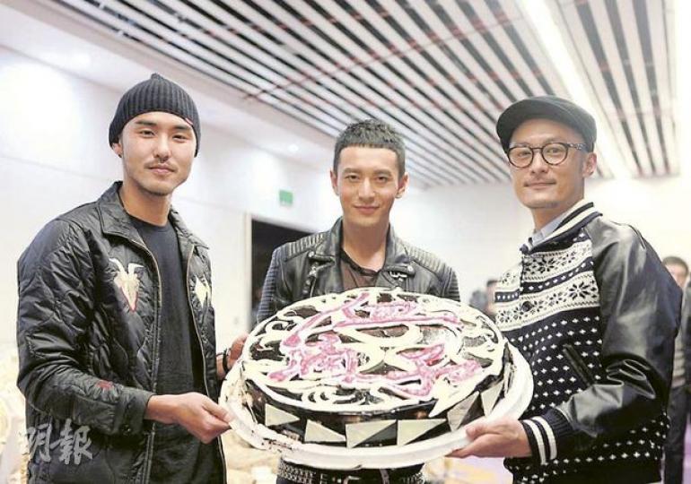 阮經天（左起）、黃曉明、余文樂除了結義金蘭之外，更約定將來一起舉辦婚禮。（攝影/記者：孫慧莊）