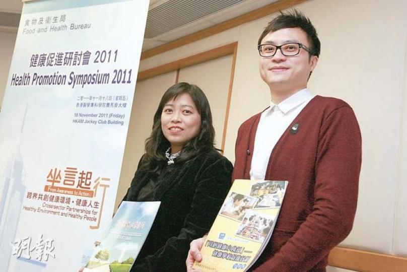 及香港復康會經理熊德鳳。(郭慶輝攝) 及香港復康會經理熊德鳳。(郭慶輝攝)
