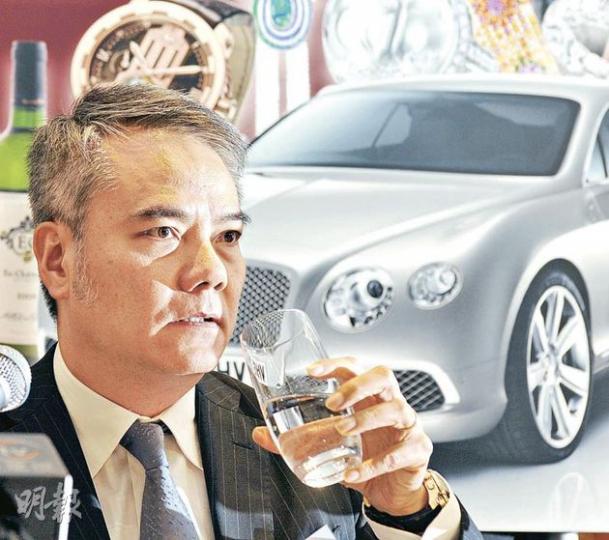 耀萊主席唐啟立表示,現時未見經濟增長放緩對公司的影響,7至9月的銷情仍然理想。(劉焌陶攝) 耀萊主席唐啟立表示,現時未見經濟增長放緩對公司的影響,7至9月的銷情仍然理想。(劉焌陶攝)