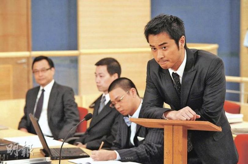 有傳鄭嘉穎只獲安慰獎「我最喜愛的電視男角色」。（微博圖片）