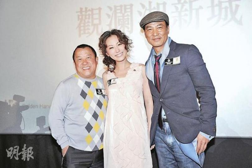 曾志偉、劉心悠、任達華一直支持華語電影發展。(攝影:鍾偉茵) 曾志偉、劉心悠、任達華一直支持華語電影發展。(攝影:鍾偉茵)