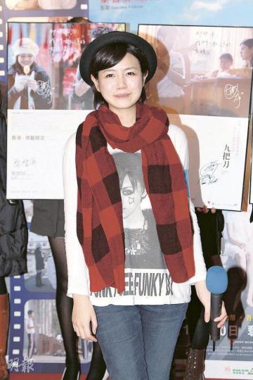 《那些年》女神陳妍希昨日來港再為電影造勢。（攝影﹕劉永銳）